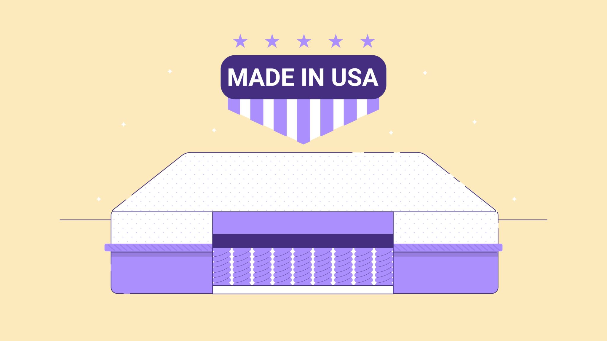 hybrid mattress made in the usa
